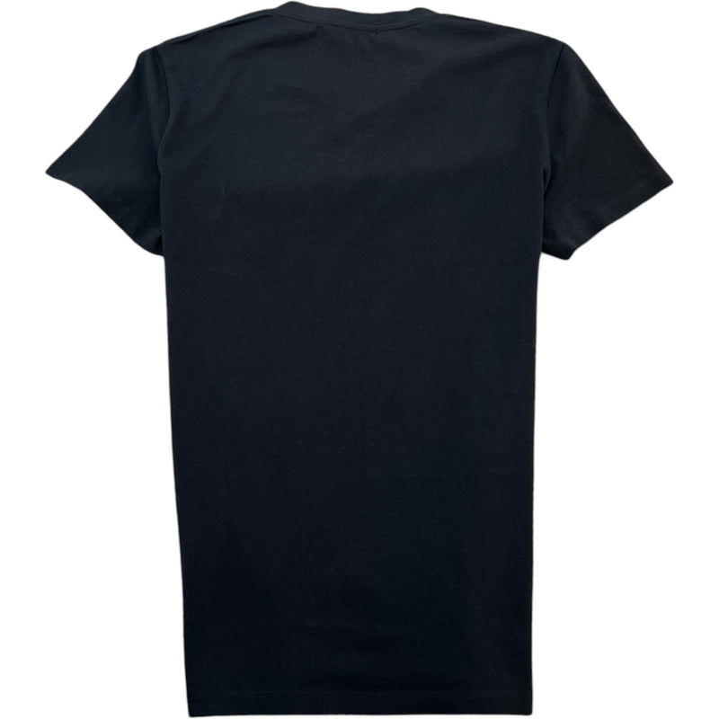 Men's Logo Print T-Shirt Black Size S