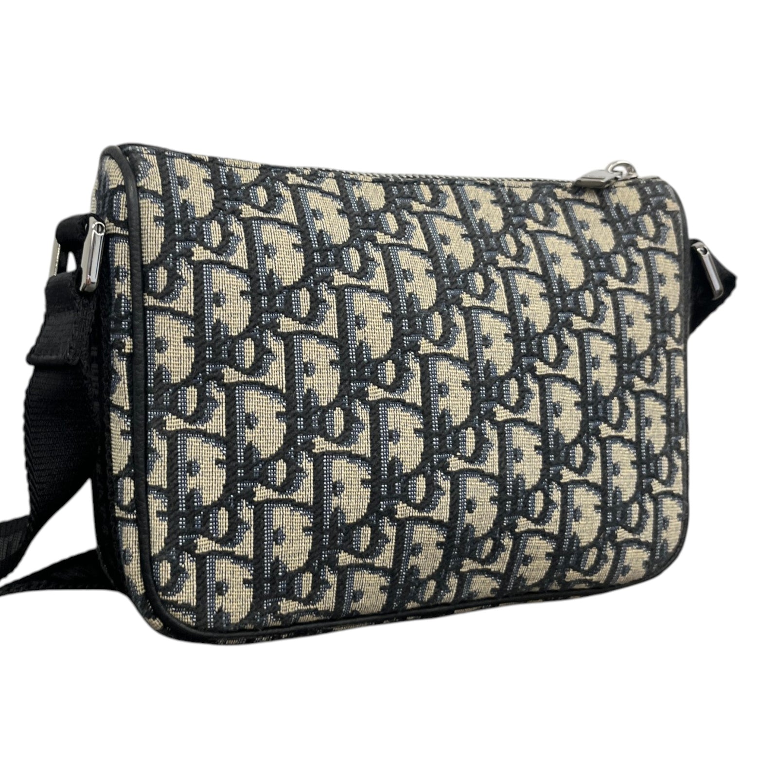 Men's Mini Dior 8 Messenger Bag Black - Photo 8