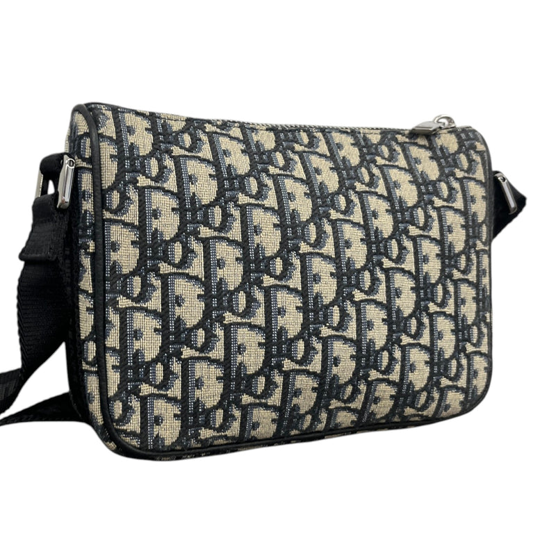 Men's Mini Dior 8 Messenger Bag Black
