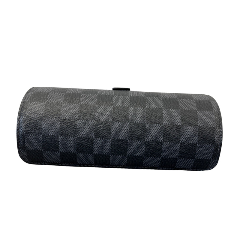 Men's Damier Graphite 3 Watch Case Black