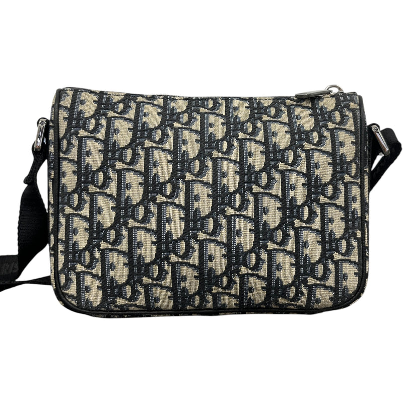 Men's Mini Dior 8 Messenger Bag Black