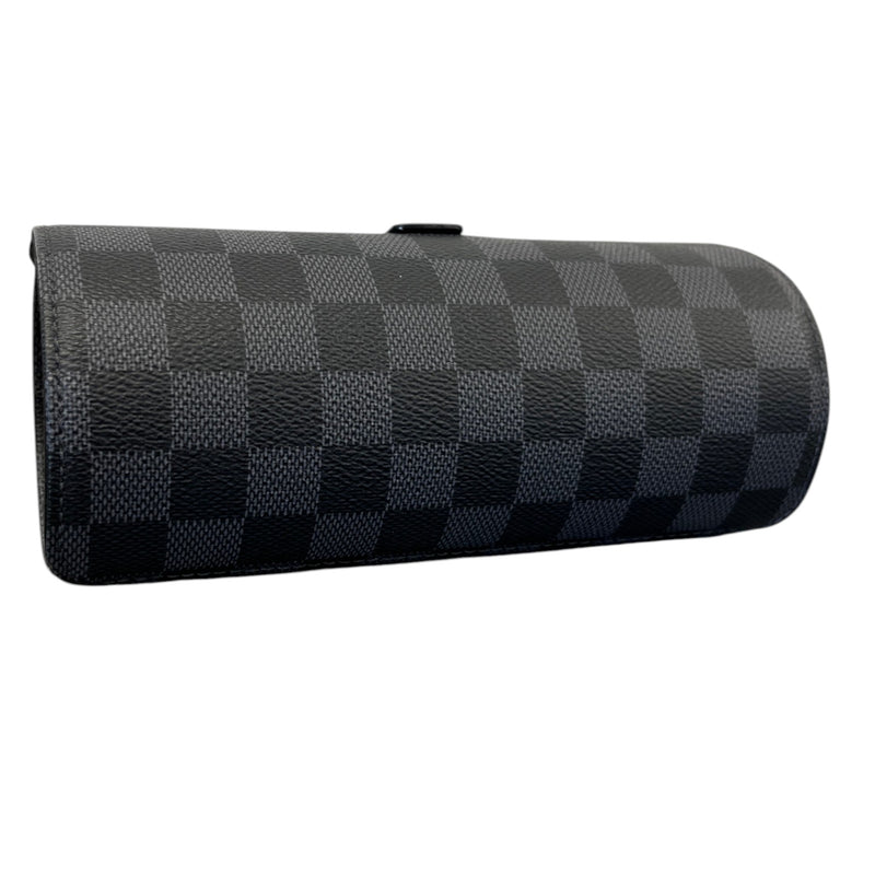 Men's Damier Graphite 3 Watch Case Black