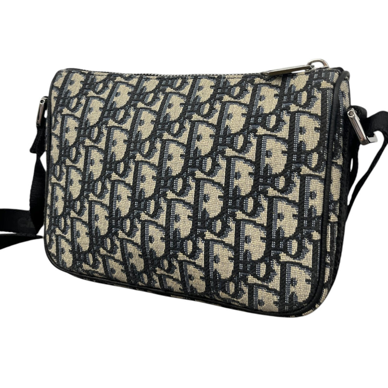 Men's Mini Dior 8 Messenger Bag Black