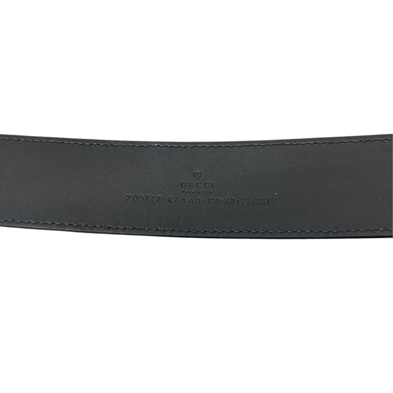 Men's GG Supreme Canvas Belt Black Size 34"
