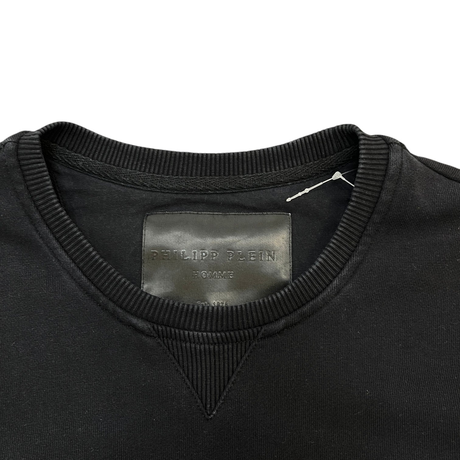 Men's Applique Logo Sweatshirt Black Size L - Photo 6