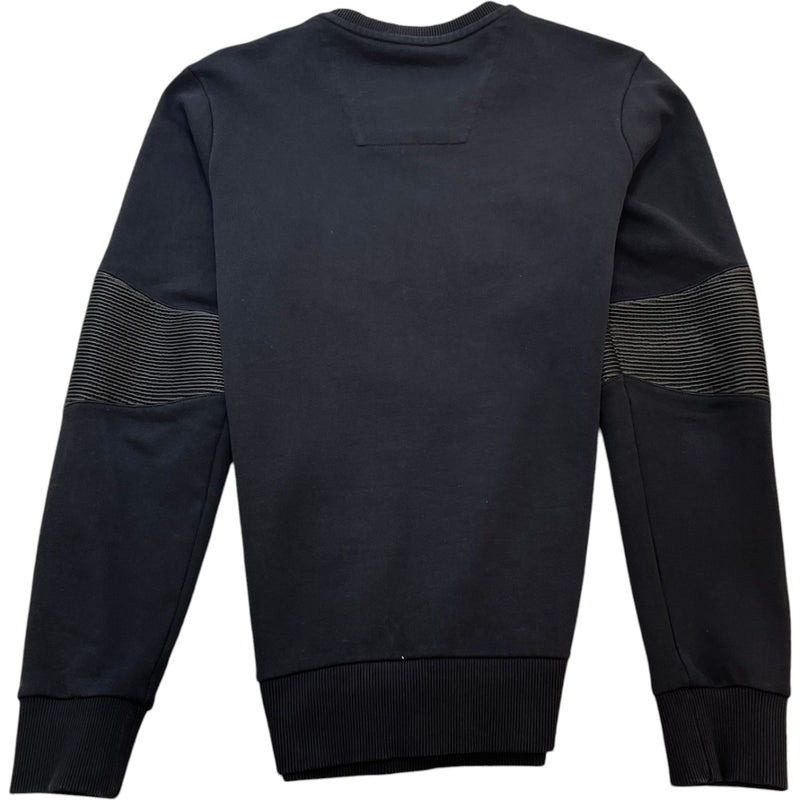 Men's Applique Logo Sweatshirt Black Size L