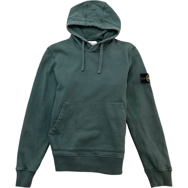 Men's Applique Logo Hoodie Green Size M