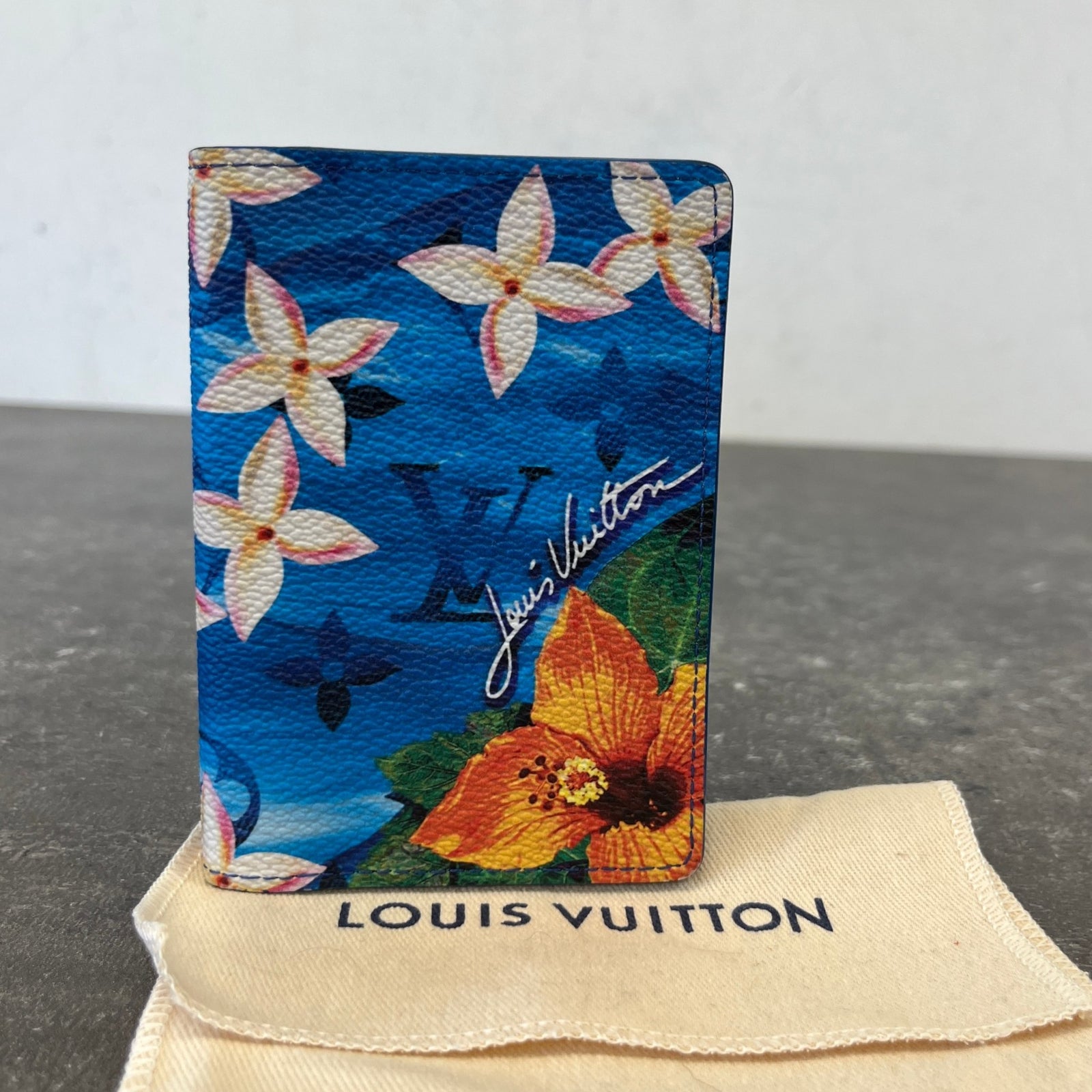 Men's Monogram Surfin' Pocket Organizer Wallet Blue - Photo 9