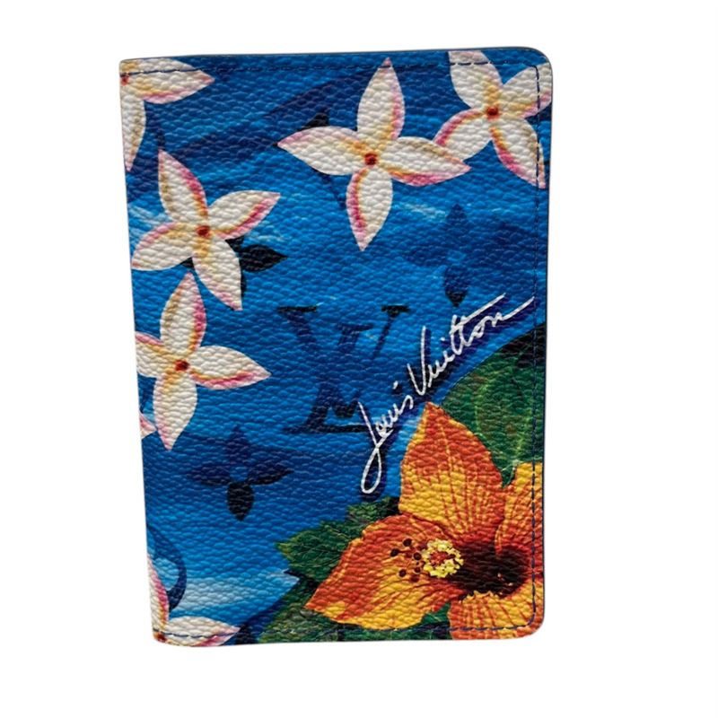 Men's Monogram Surfin' Pocket Organizer Wallet Blue