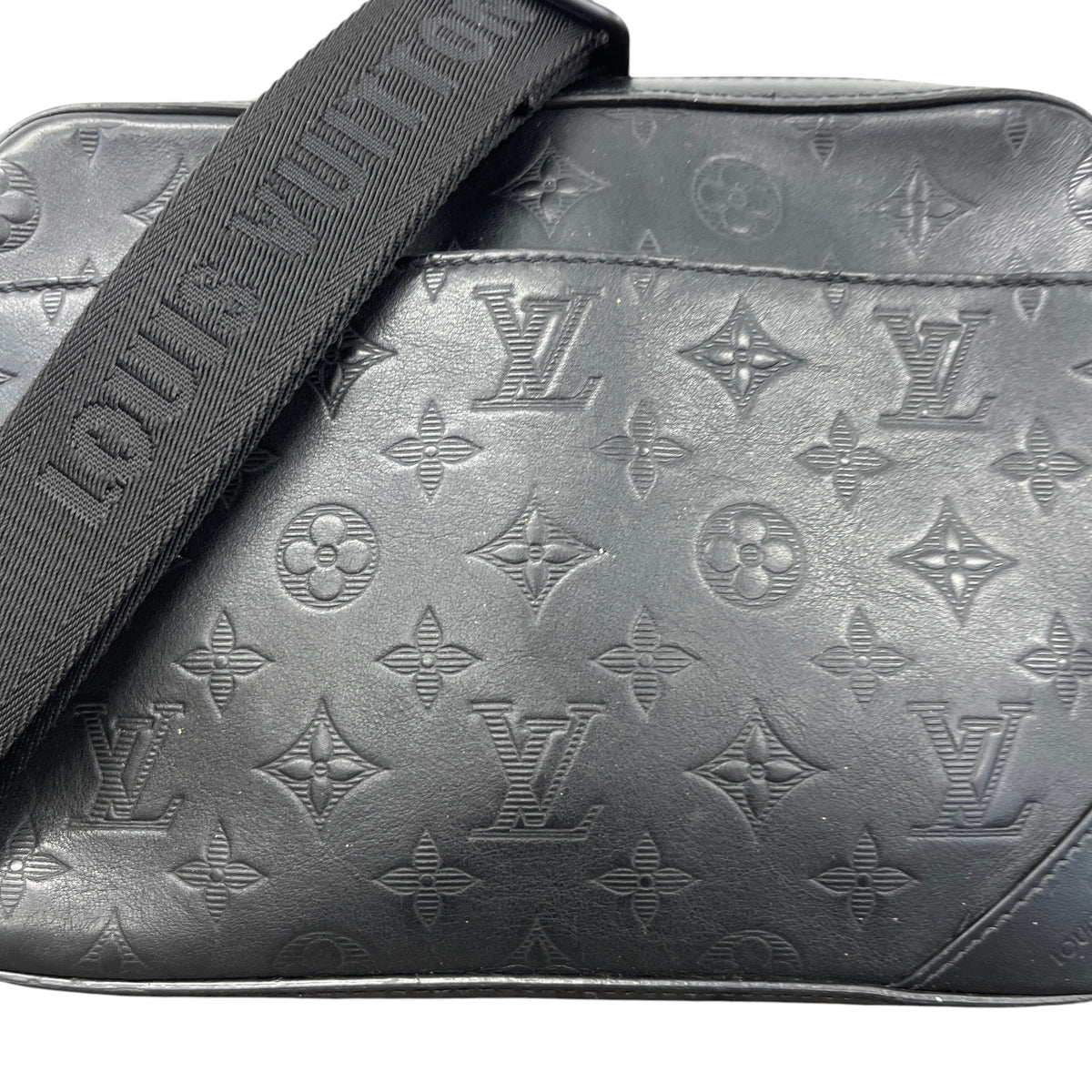 Men's Monogram Shadow Duo Messenger Bag Black - Photo 12