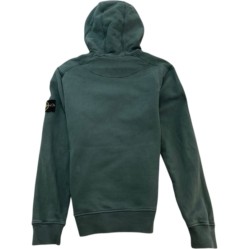 Men's Applique Logo Hoodie Green Size M