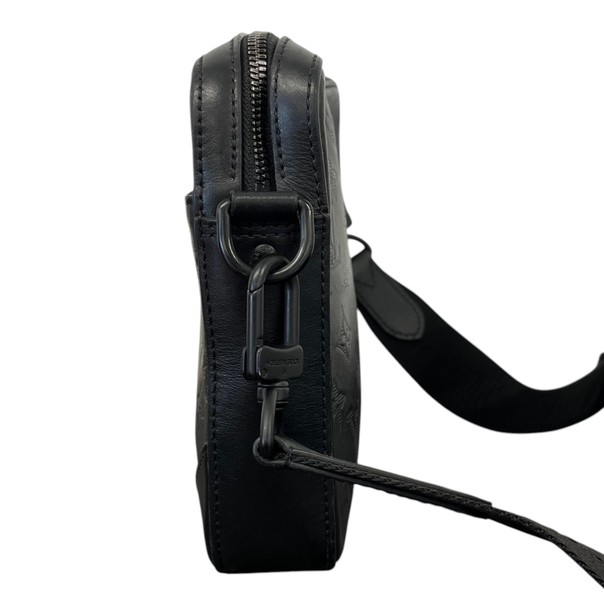 Men's Monogram Shadow Duo Messenger Bag Black - Photo 7