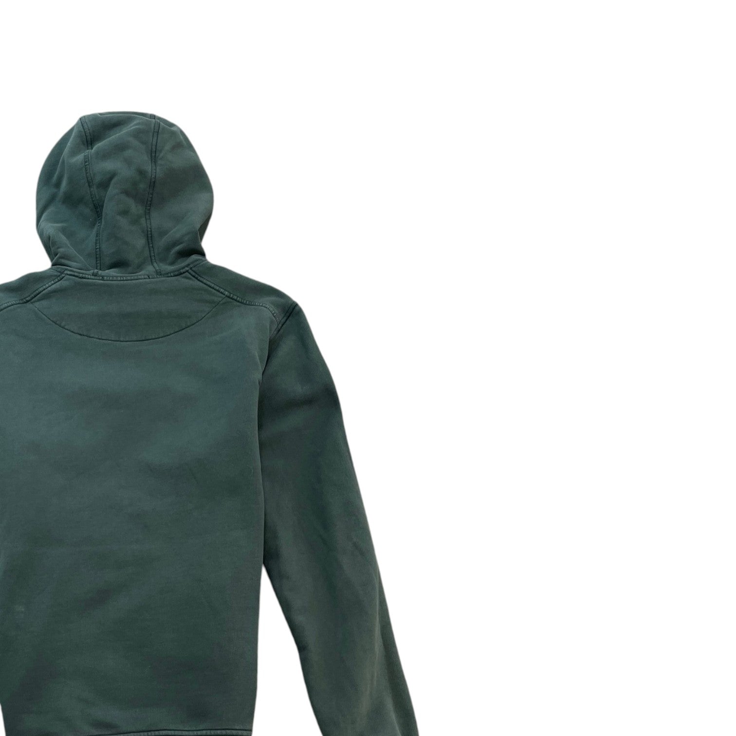 Men's Applique Logo Hoodie Green Size M - Photo 4