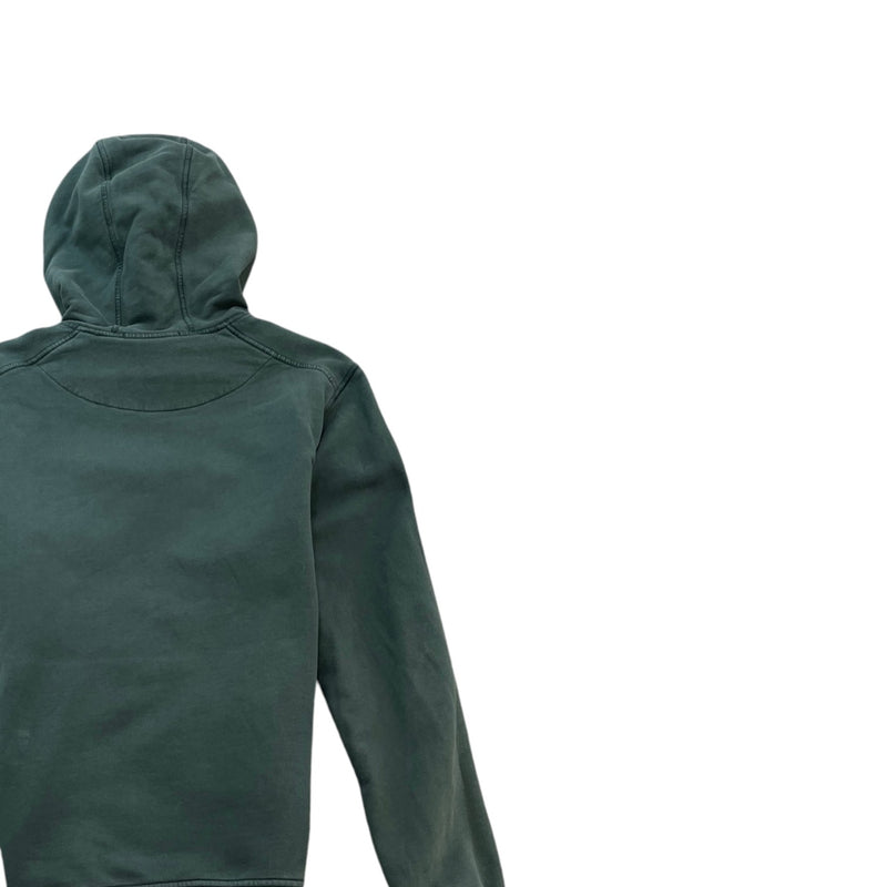Men's Applique Logo Hoodie Green Size M
