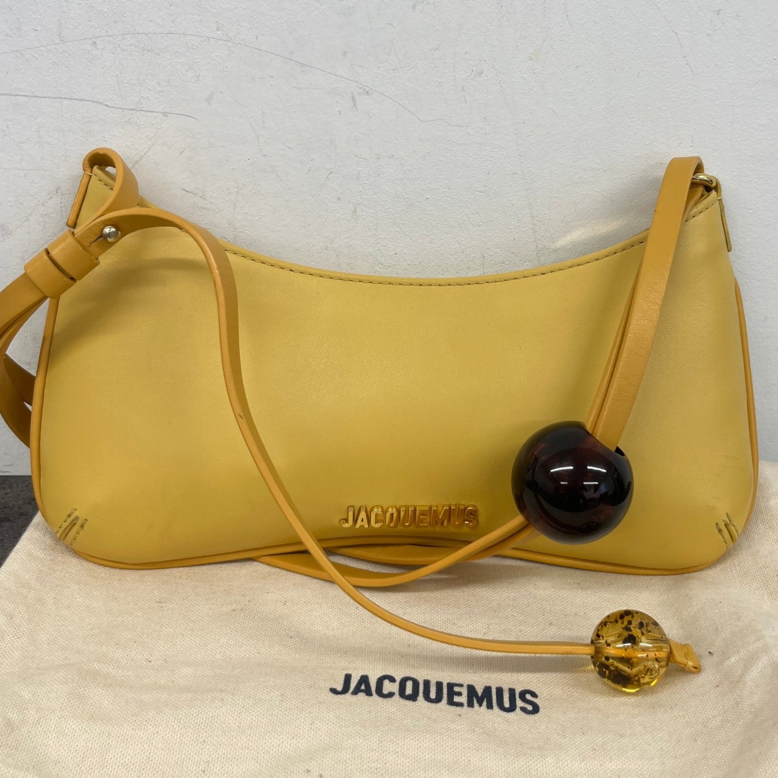Women's Le Bisou Perle Shoulder Bag Yellow - Photo 12