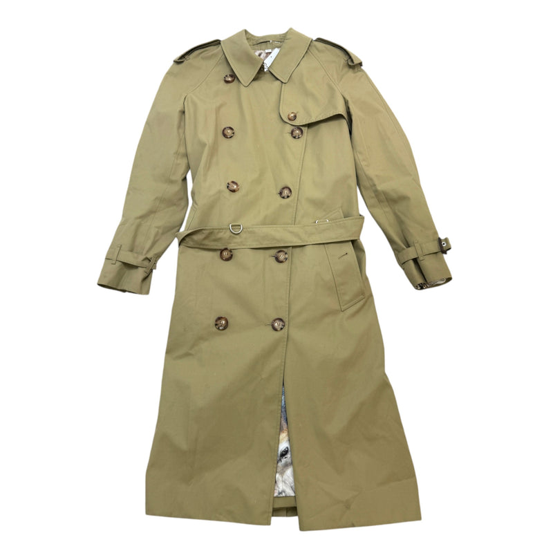 Women's Classic Long Windbreaker Green Size M / UK 10