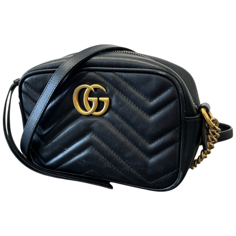 Women's GG Marmont Camera Bag Black