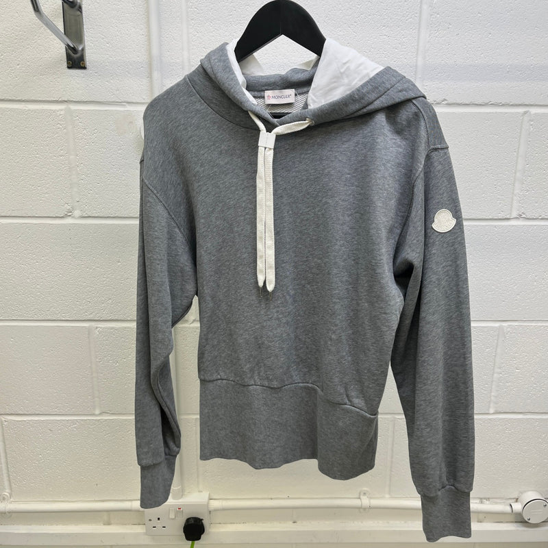 Women's Maglia Con Cappuccio Hoodie Grey Size L