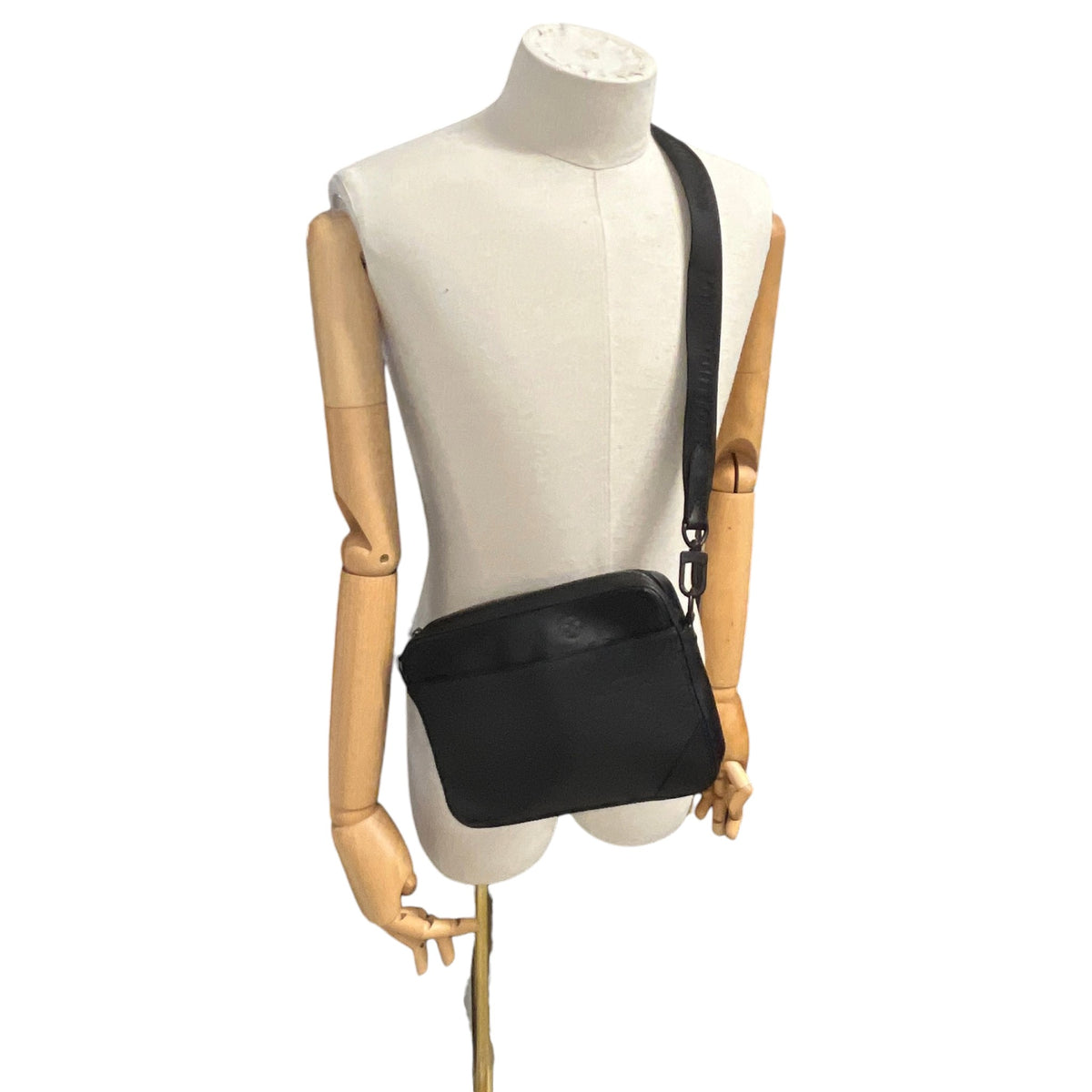 Men's Monogram Shadow Duo Messenger Bag Black - Photo 2