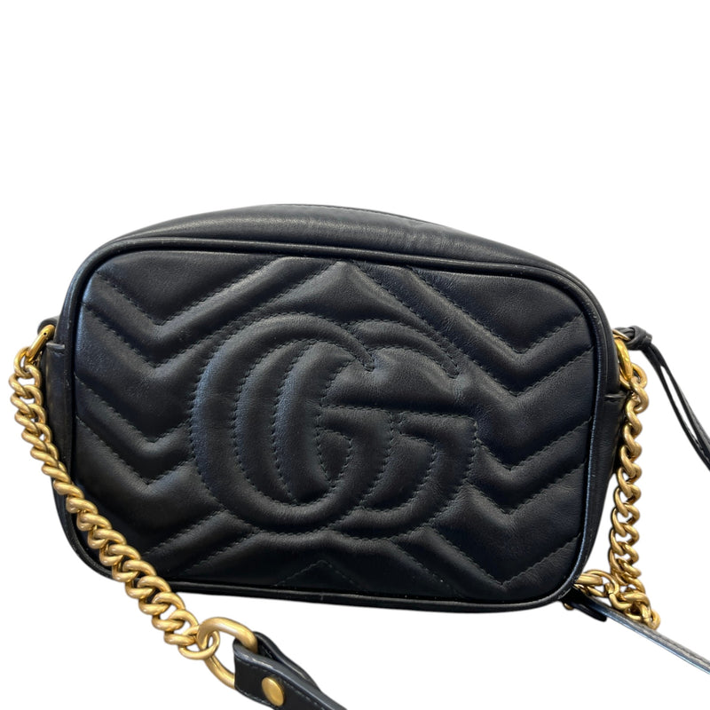 Women's GG Marmont Camera Bag Black