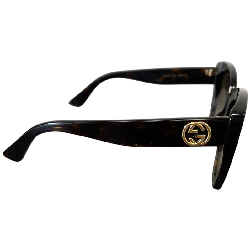 Women's GG0327S 002 Havana Sunglasses Brown
