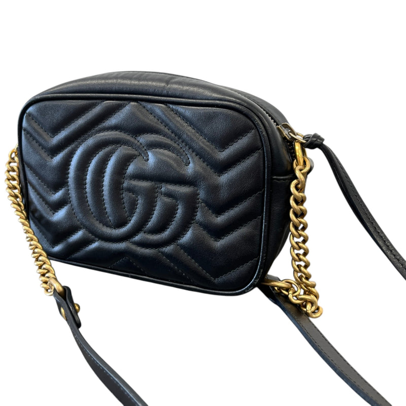 Women's GG Marmont Camera Bag Black