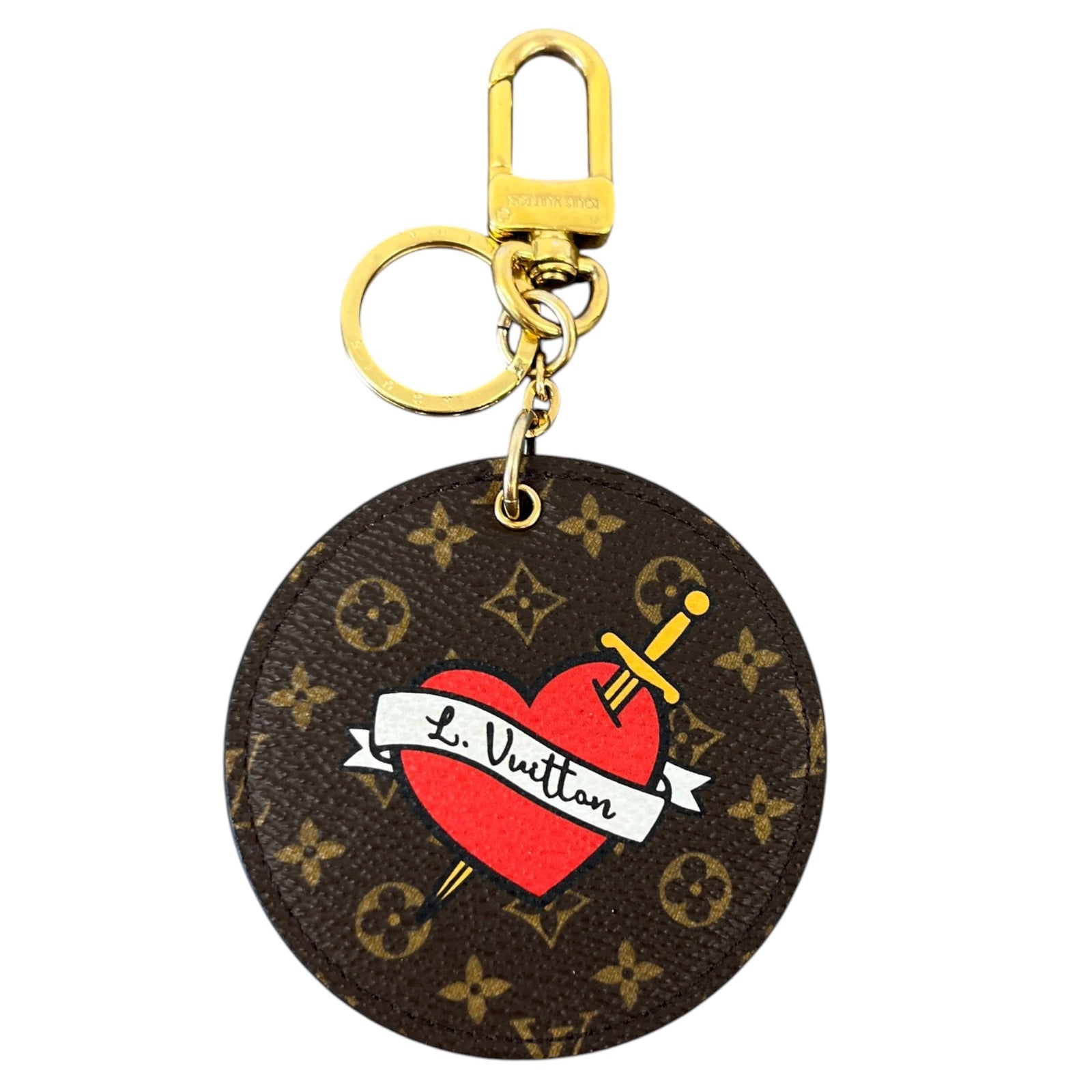 Women's Monogram Stories Keyring Brown - Photo 2