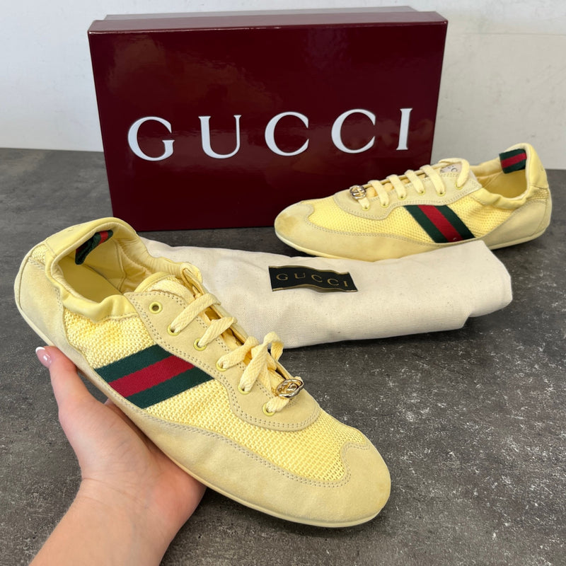 Women's Gg Shift Low Trainers Yellow Size EU 40 / UK 7