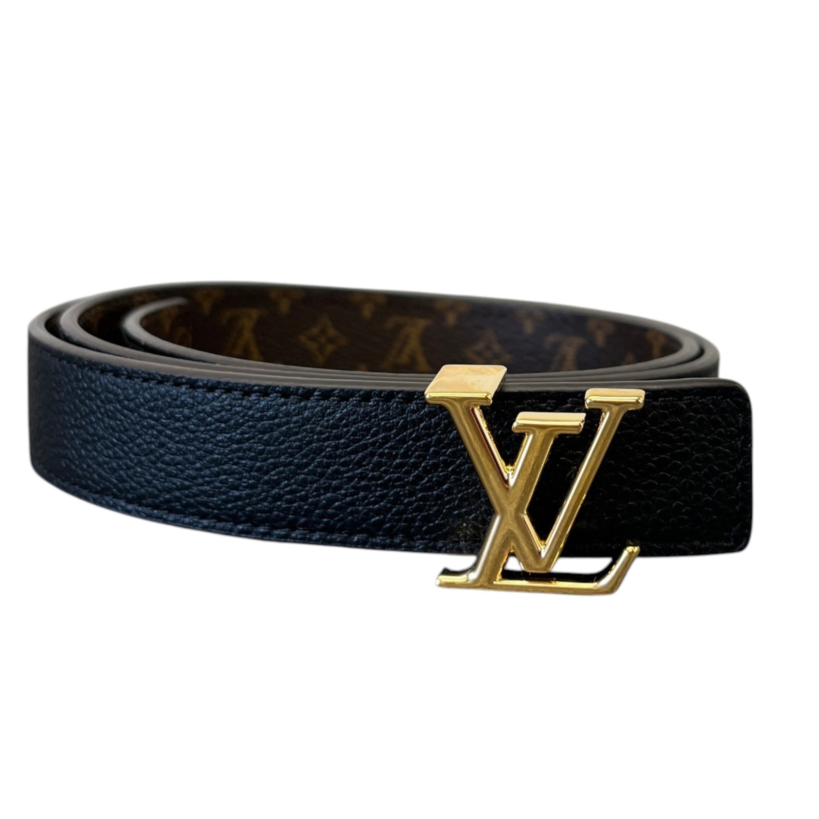 Women's Reversible Monogram Belt Brown Size W30 - Photo 2