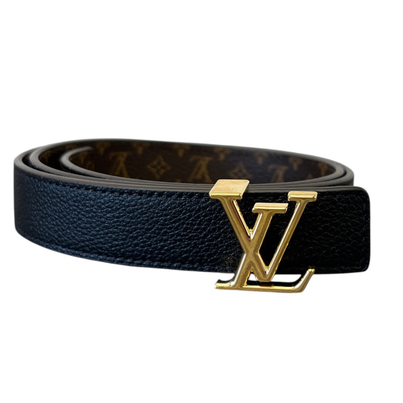 Women's Reversible Monogram Belt Brown Size W30
