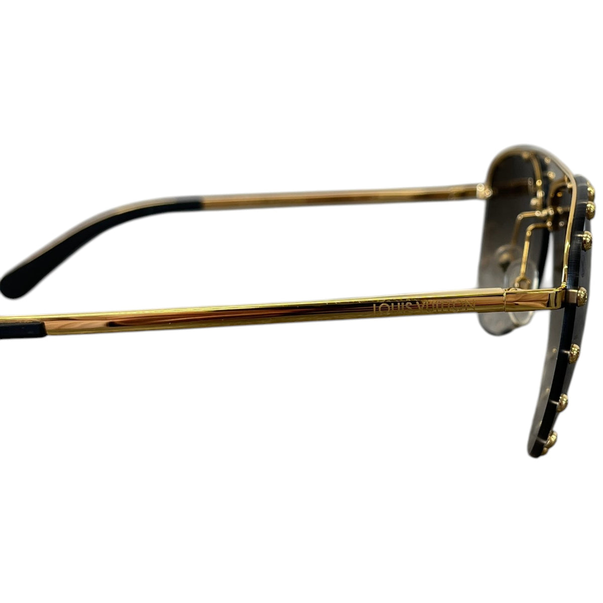Women's Party Aviator Gradient Sunglasses Gold - Photo 7