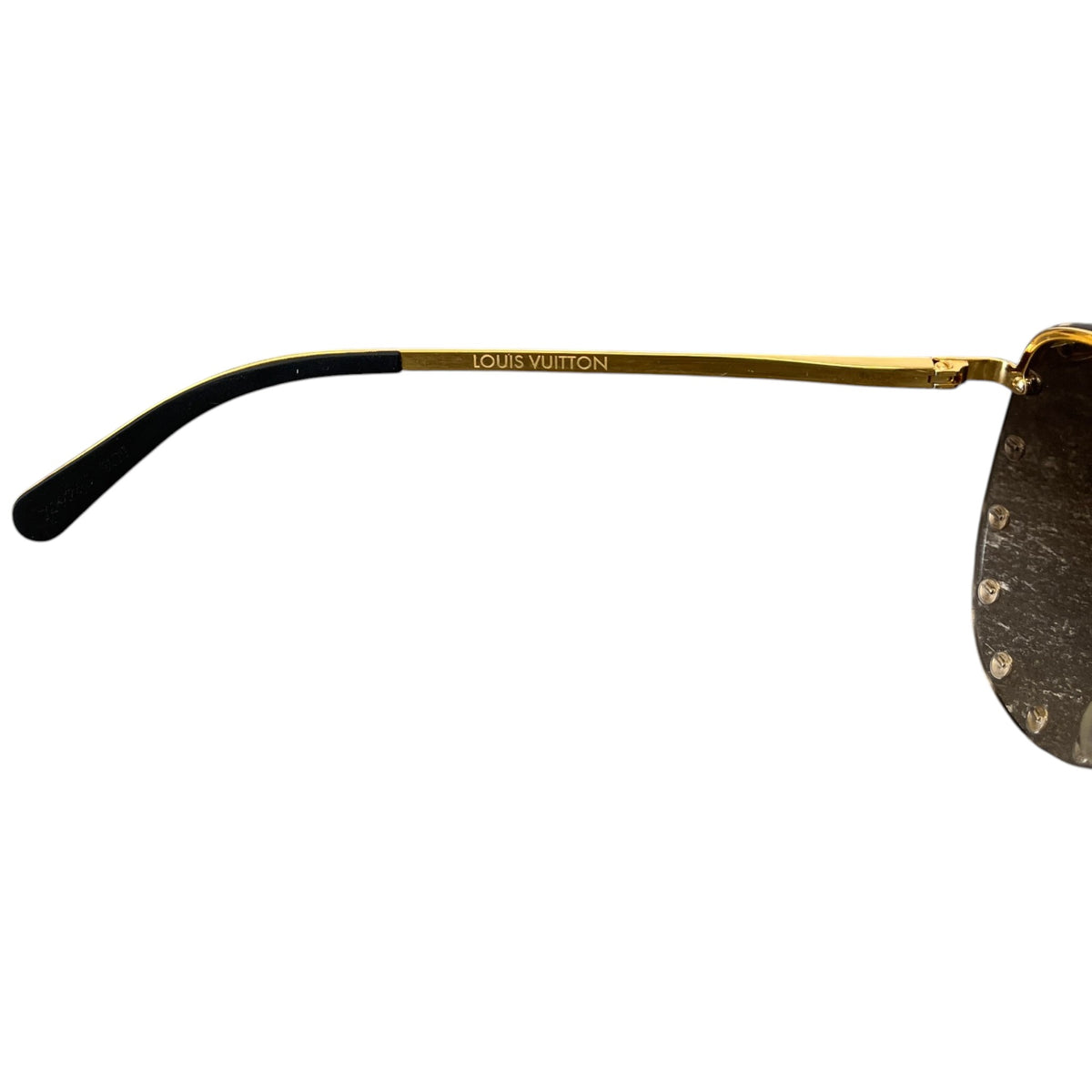 Women's Party Aviator Gradient Sunglasses Gold - Photo 9