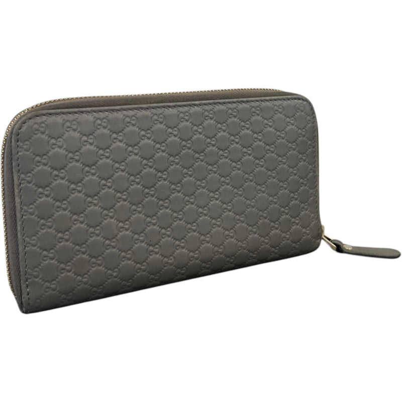 Women's Gg Supreme Zip Around Wallet Grey