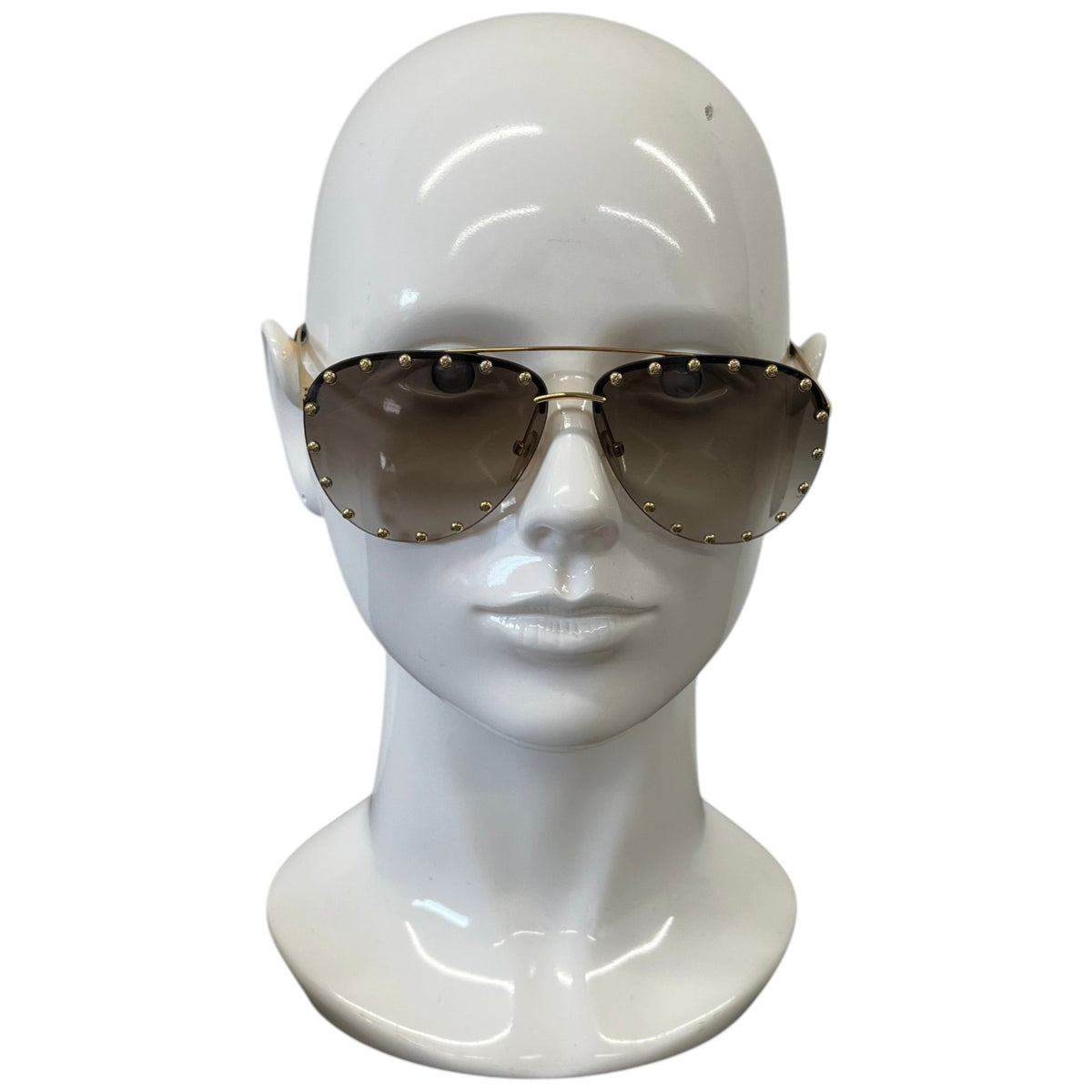 Women's Party Aviator Gradient Sunglasses Gold - Photo 2