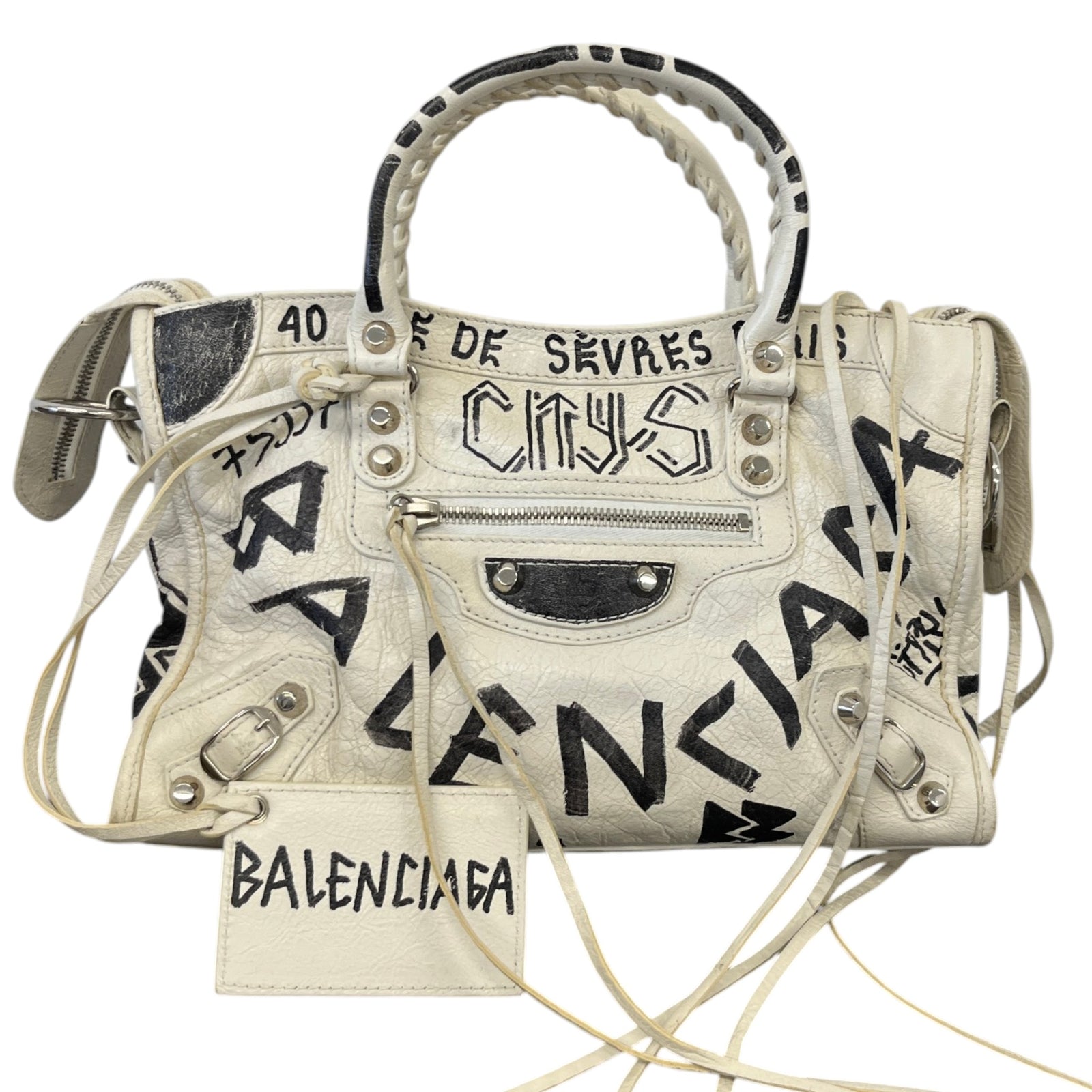 Women's Graffiti City Bag White - Photo 1