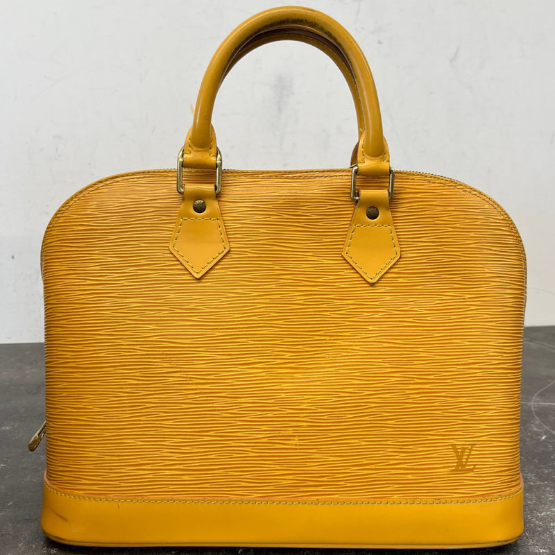 Women's Epi Leather Alma PM Handbag Yellow