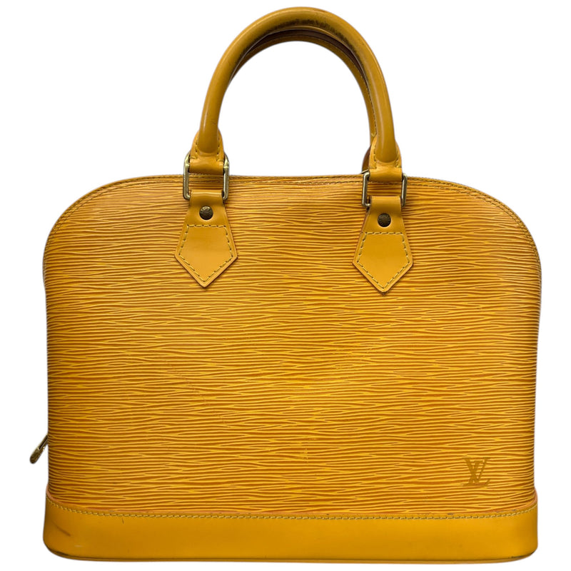 Women's Epi Leather Alma PM Handbag Yellow