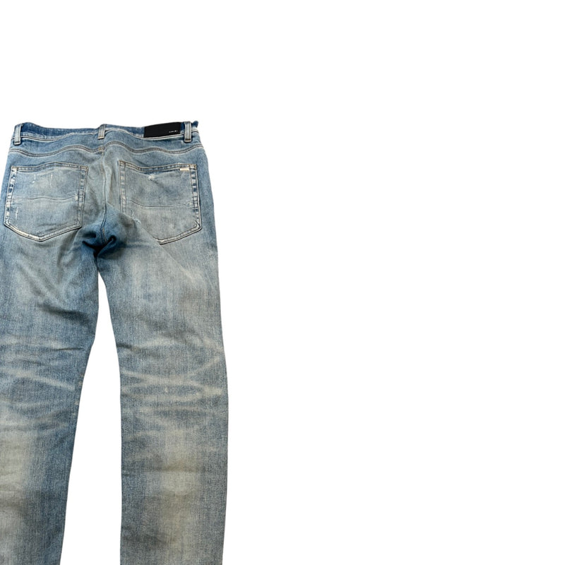 Men's Mx1 Distressed Jeans Blue Size Waist 34"