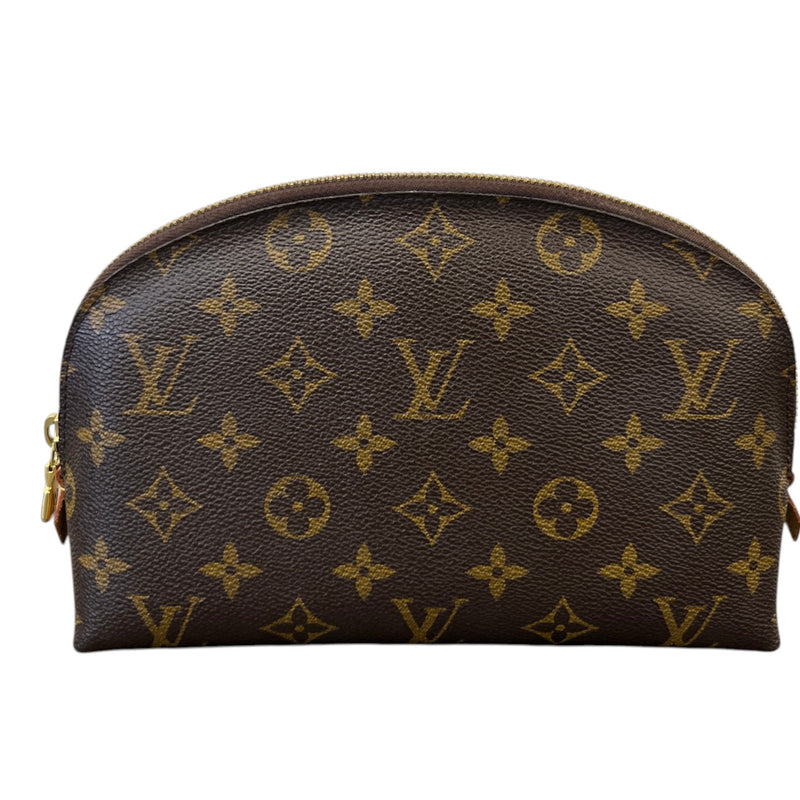 Women's Cosmetic Pouch MM Toiletry Bag Brown