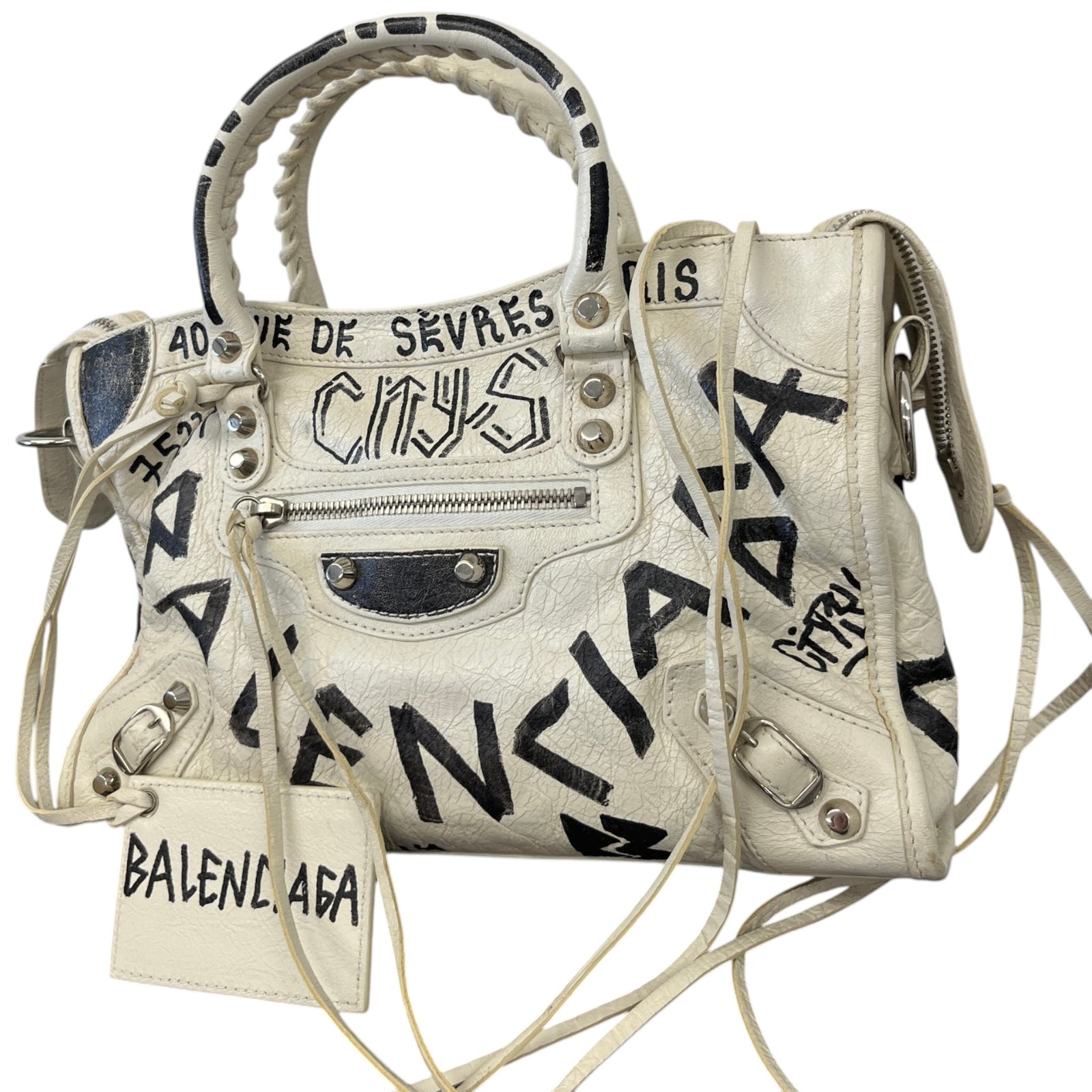 Women's Graffiti City Bag White - Photo 5
