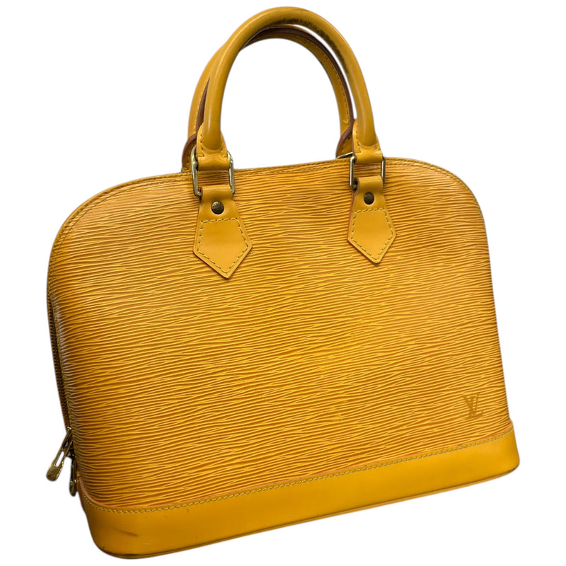 Women's Epi Leather Alma PM Handbag Yellow