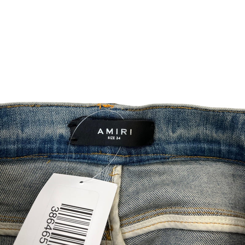 Men's Mx1 Distressed Jeans Blue Size Waist 34"