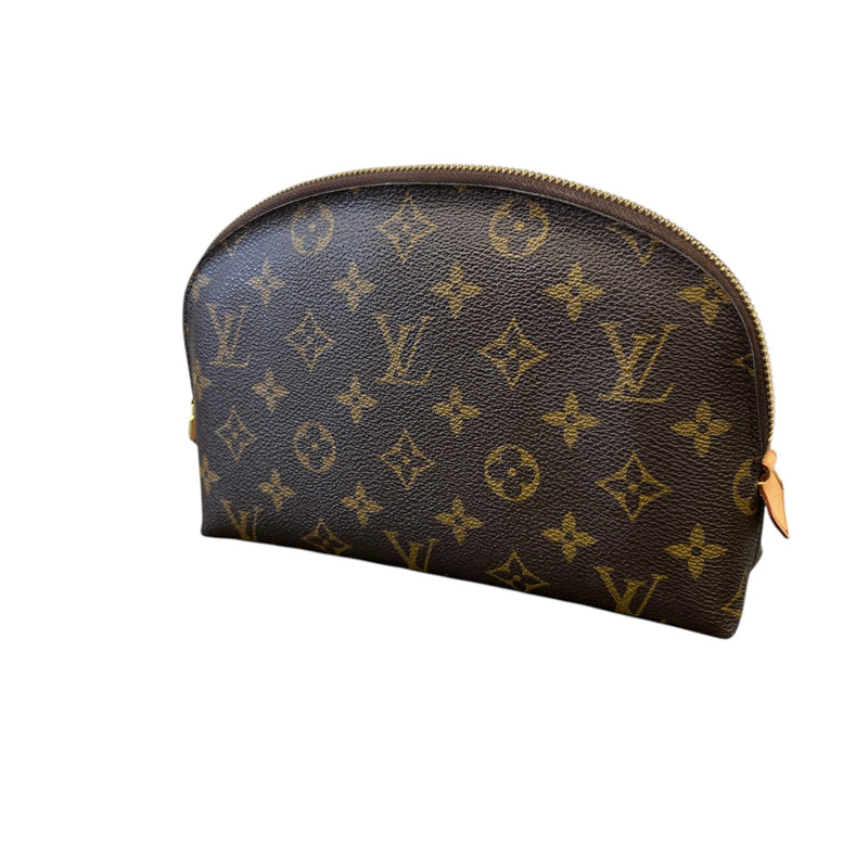 Women's Cosmetic Pouch MM Toiletry Bag Brown
