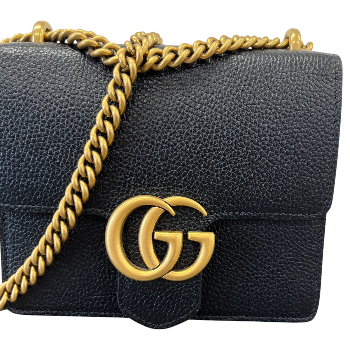 Women's GG Marmont Crossbody Bag Black - Photo 11
