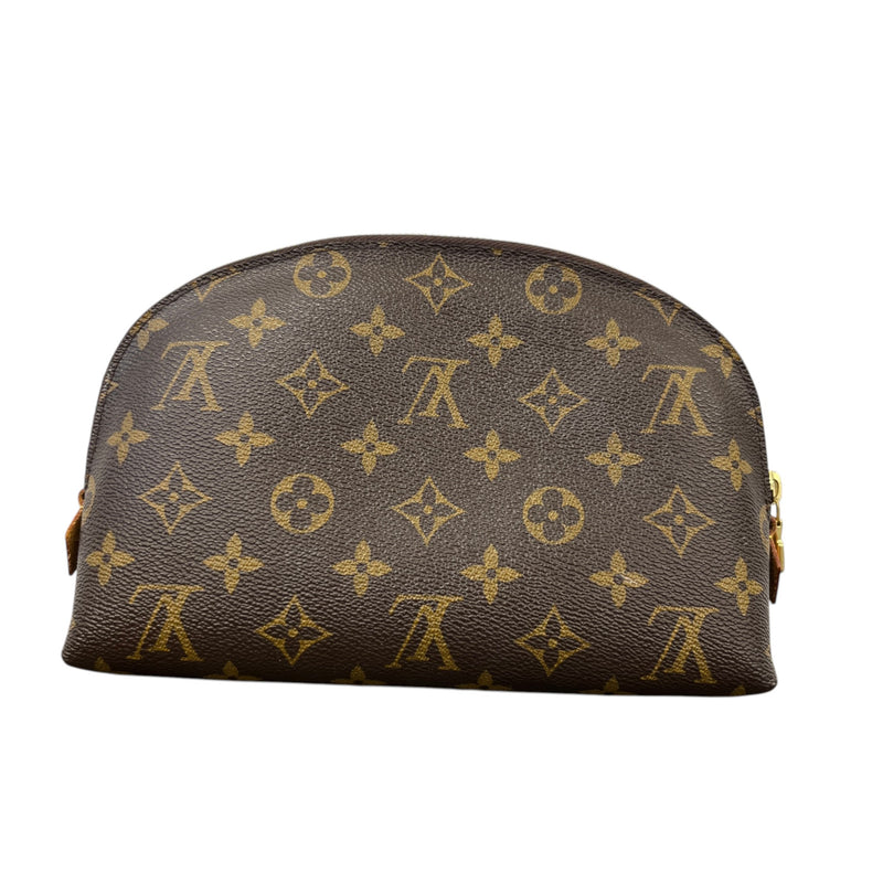 Women's Cosmetic Pouch MM Toiletry Bag Brown