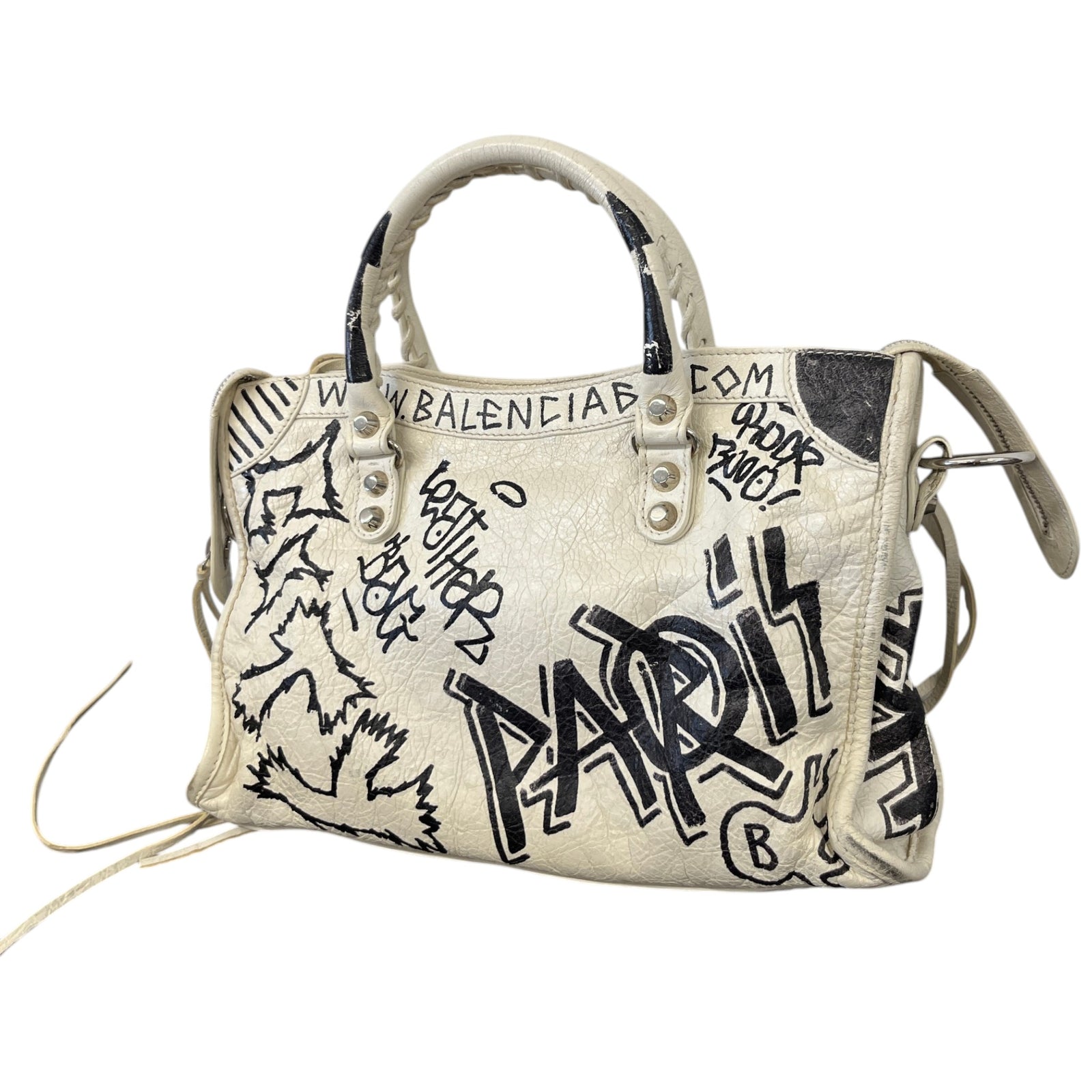 Women's Graffiti City Bag White - Photo 7