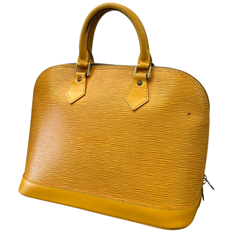 Women's Epi Leather Alma PM Handbag Yellow
