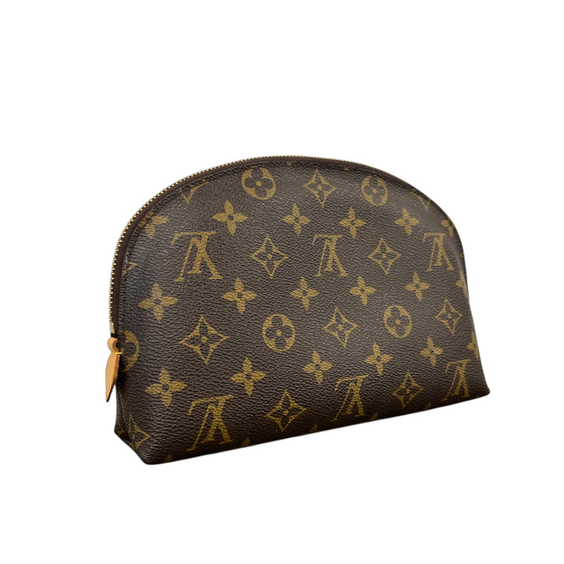 Women's Cosmetic Pouch MM Toiletry Bag Brown