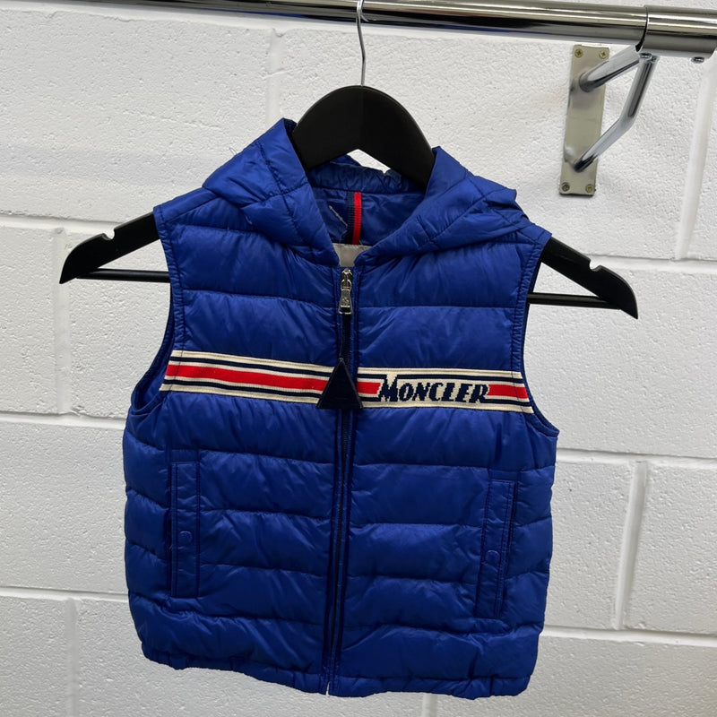 Men's Boys Age 6 Bargy Gilet Blue Size XXS