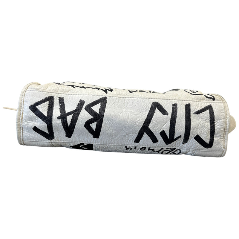 Women's Graffiti City Bag White